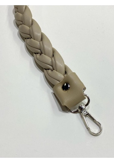 Karantuhafiye Çanta Sapı / Saç Örgü Tekli Çanta Sapı /70 Cm Kapiçino Kapiçino Çok Renkli