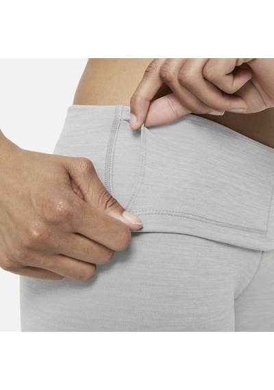Nike Yoga Luxe Leggings High Rise Yüksek Belli Lazer Kesim 7/8 Toparlayıcı Soft Tayt Gri Gri
