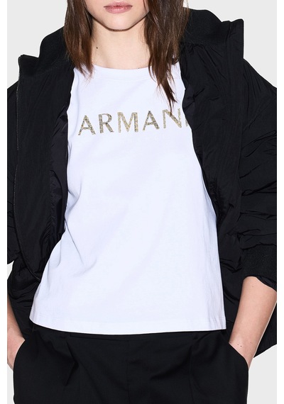 Armani Exchange Bayan T Shirt Xw001364 Af15085 U0002 Beyaz Beyaz