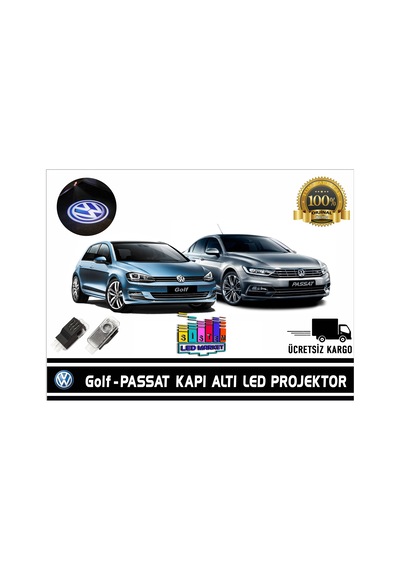 Golf 7 Passat Araçlar İçin Geçmeli Soketli Kapı Logo N11.8337