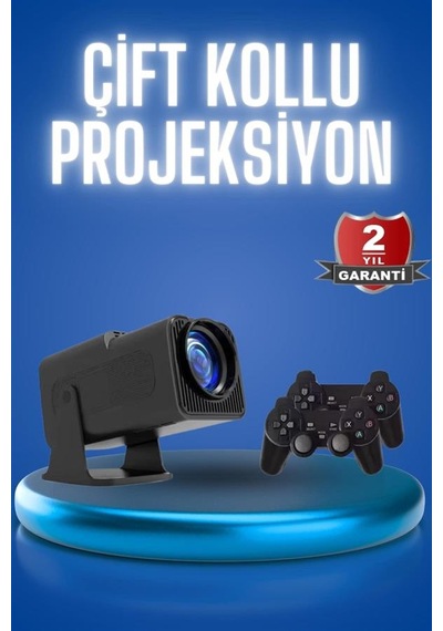 Android Projeksiyon Siyah Taşınabilir Sinema Projektörü 4k 1080p Ev Sineması Bluetooth Tkdytgstna8tdlrmm4t