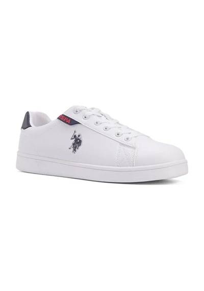U.s. Polo Assn. Costa 4fx Siyah Erkek Sneaker Beyaz Laci Beyaz Laci