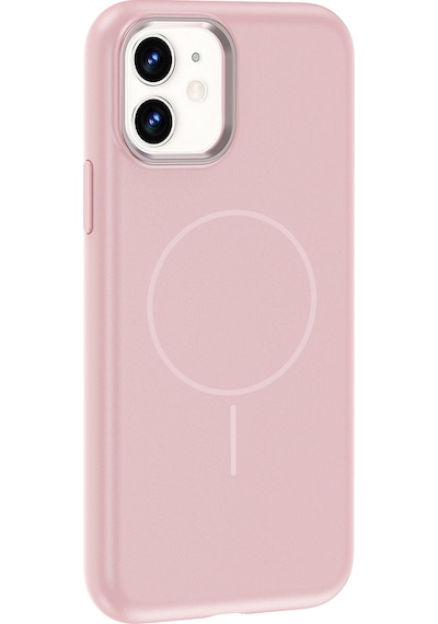 Nourthkiingdom Apple Uyumlu iPhone 11 Kılıf M-safe Şarj Özellikli Metal Kamera Çerçeveli Nrtk Edi Silikon Kapak - Mor Mor