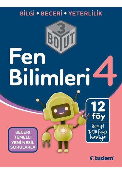 4.Sınıf Fen Bilimleri 3 Boyut -  Tudem Yayınları
