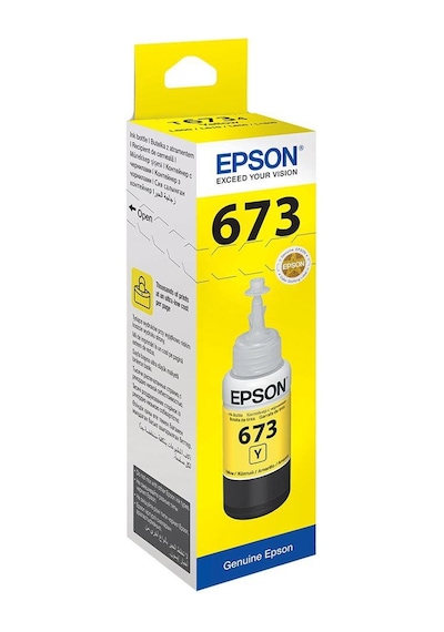 Epson T6734 Yellow Sarı Şişe Mürekkep T67344A