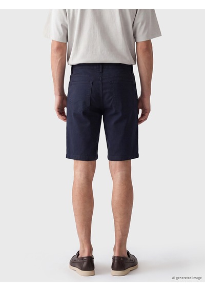 Lcwaıkıkı Classic Lacivert Slim Fit Gabardin Erkek Şort