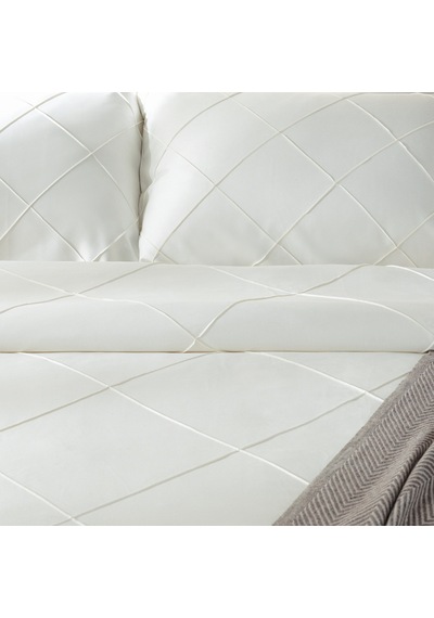 Mattıen Bambu King Size Nevresim Seti 230x220 Cm Ekru