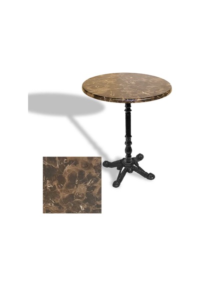 Çipa 1004 Döküm Ayak Yuvarlak Masa Çap 60cm - Werzalit, Wermodin Ve Allzalit Tabla - Karacabey Mermer Çok Renkli Çipa 1004 Döküm Ayak Yuvarlak Masa Çap 60cm - Werzalit, Wermodin Ve Allzalit Tabla - Karacabey Mermer Çok Renkli