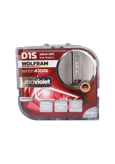 D1s Xenon Ampul 4300k Ultraviolet Mavi Cam 12v 35w - Wolfram 28641dpc