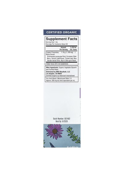 Maryruth's Organic Lymphatic Support Liquid Extract Alcohol Free 1 Fl Oz 30 Ml Usa Menşeii Dmmedicineden Aromasız