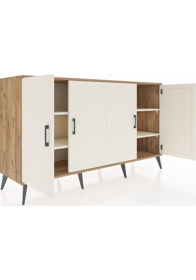 Hyperion Konsol 4 Raflı 4 Kapaklı 176x44x99 Çam-aytaşı Atlas Çam/aytası - Atlas Çam Hyperion Konsol 4 Raflı 4 Kapaklı 176x44x99 Çam-aytaşı Atlas Çam/aytası - Atlas Çam