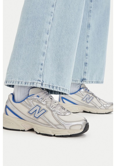 New Balance Logolu Sneaker Unisex Ayakkabı Ayakkabı U74034f Beyaz-mavi