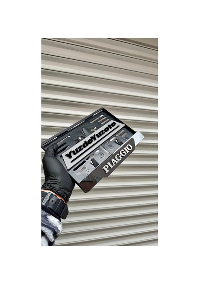 Pıaggıo Uyumlu Motor Plakalık - 857295091