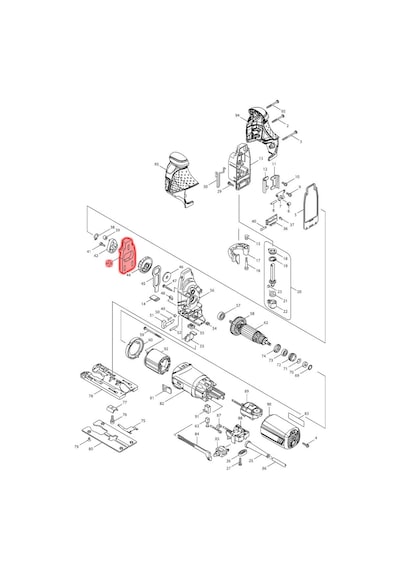 Makita 4351CT Balans Plaka Ürün Kodu 313108-4