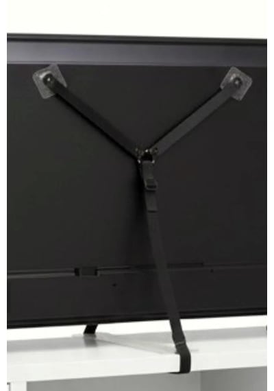 Usin Vidasız Montajsız Kendinden Yapışkanlı Lcd Tv Kemeri Çoçuk Y Tipi Deprem Koruma Güvenlik Askısı