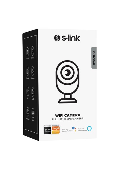 S-lınk Sl-ınd02 Ev/bebek Güvenlik Kamerası Wifi 2mpix 3.6mm Lens 10m. Gece Görüşü Hareket Algılama İ