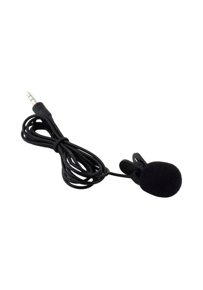 3.5mm Mini Yaka Mikrofonu Metal Klip Yaka Mikrofonu Cep Telefonu Pc Dizüstü