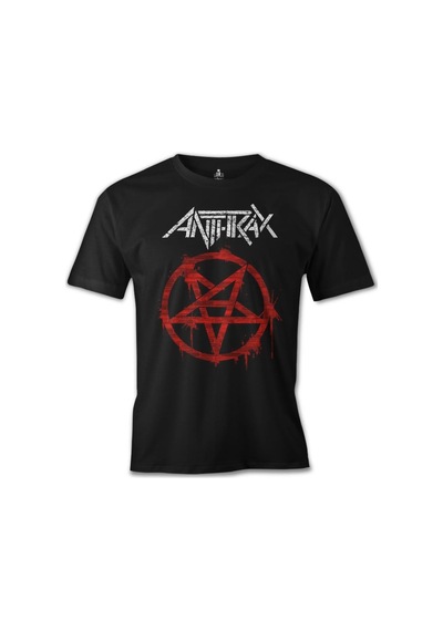 Anthrax - Logo Siyah Erkek Tshirt