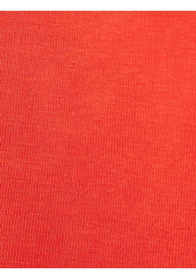 Koton Crop Bisiklet Yaka Kolsuz Slogan Baskılı Tişört Kırmızı 5sal30087ık Kırmızı