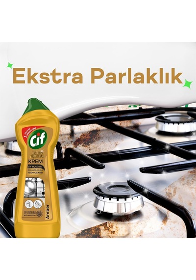 Cif Krem Yüzey Temizleyici Altın Işıltısı Amber Kokulu 750 Ml Diğer