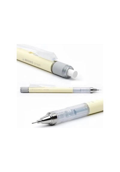Mono Graph Mekanik Versatil Uçlu Kalem 0.7 Pastel Krem Sarı Mg-54r7 Çok Renkli