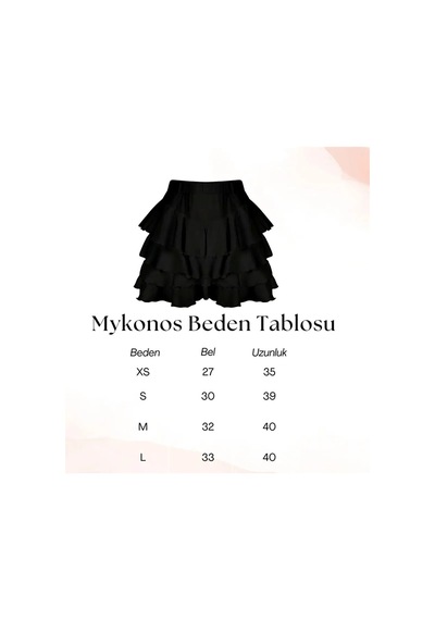 La Querta Mykonos Etek Leopar Desen Yeni Çok Renkli Çok Renkli