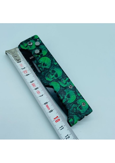 Columbia Marka Kurukafa Metal Kamp Bıçak Yeşil Kamp Çakı //21cm-826 Yeşil