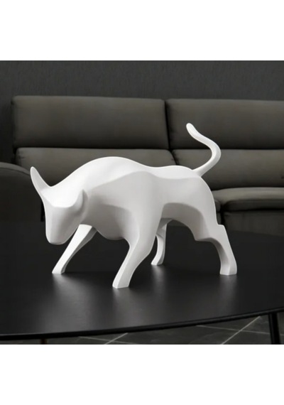 Dekoratif Boğa Figürü 3d Yazıcı Baskı