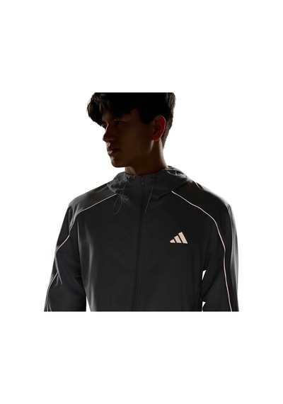 Adidas Erkek Ceket Tech App Stop Kg1919 Gri