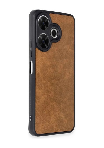 Xiaomi Redmi 13 4g Kılıf Aras Deri Kapak - Taba -
