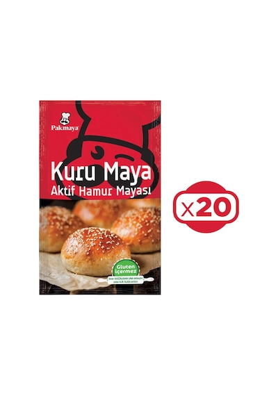 Pakmaya Kuru Maya 100 Gr X 20 Adet