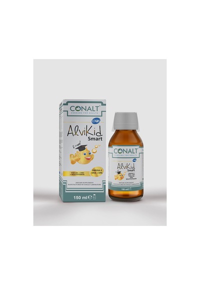 Alvikid Smart Yüksek Dha İçeren Çocuklara Özel Premium Balık Yağı 150 Ml Şurup