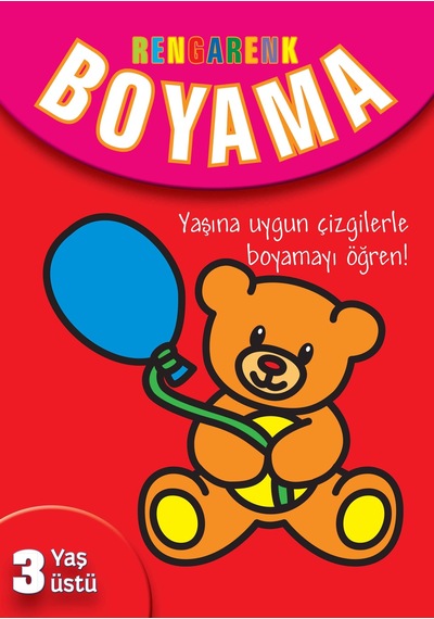Rengarenk Boyama 3 Yaş Üstü - Zmff-590140