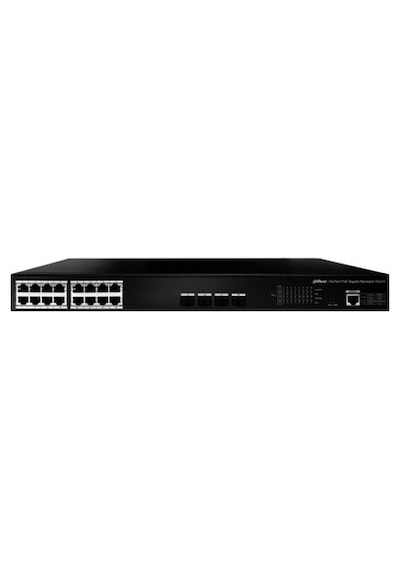 Dahua Pfs4420 16Gt 250 16 Port Poe Gigabit Yönetilebilir Switch