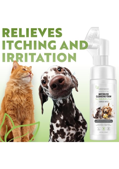 Ayrex Kedi Ve Köpek Pati Temizleme Köpüğü 150 Ml Durulama Gerektirmeyen Vegan Temizleme Köpüğü Günlük P