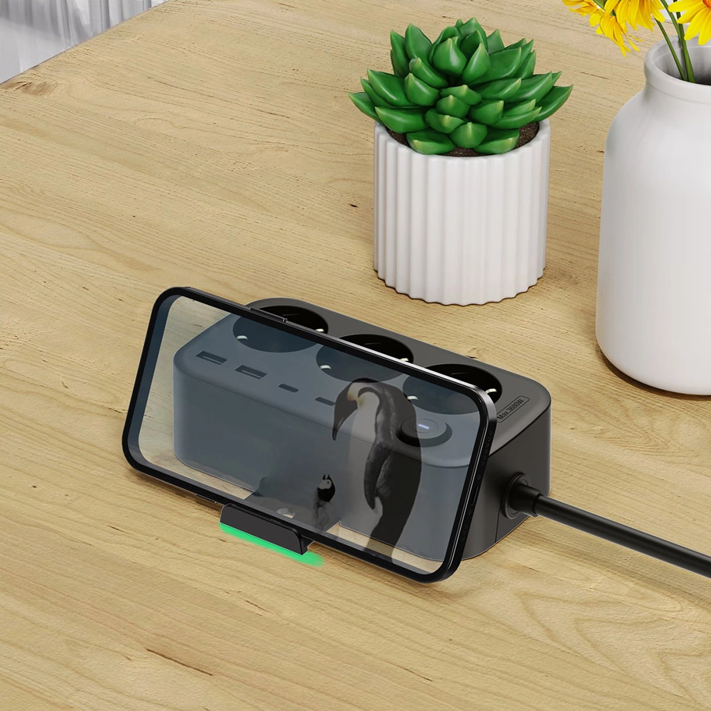 3680w Akım Ve Çocuk Korumalı 2-usb A 2-type C Girişli Duvar Aparatlı 1,5 m