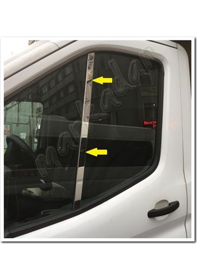 Woc Chrome Ford Transit Krom Kelebek Cam Direği 2014 Sonrası 2 Pa