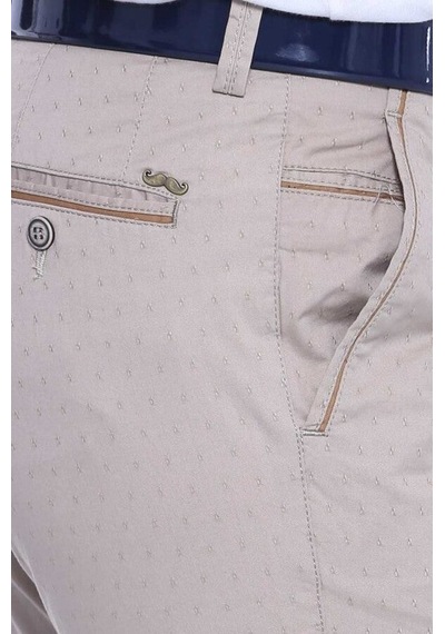 5 Cepli Desenli Erkek Bej Pantolon - Wessi Siyah