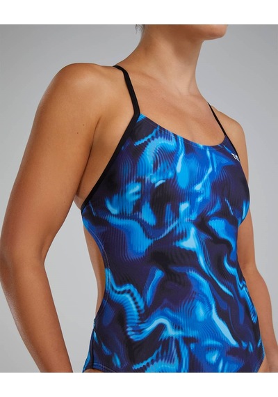 Tyr Durafast Elite Women's Cutoutfit Swimsuit - Waveform Mavi