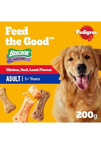 Pedigree Köpekler İçin Biscrok Ödül Bisküvisi, 200 Gr