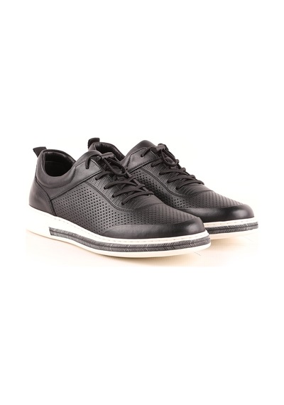 Lbr H1003 Erkek Deri Loafer Ayakkabı Lacivert Siyah
