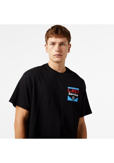Leo Service Erkek Siyah T-shirt