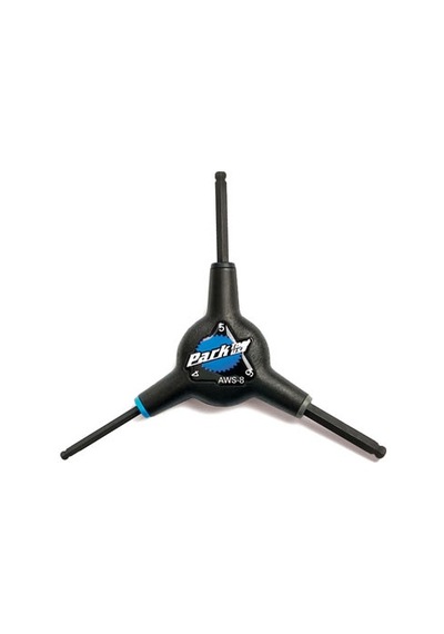 Parktool Aws-8 4/5/6mm Üçgen Alyen Anahtarı Siyah