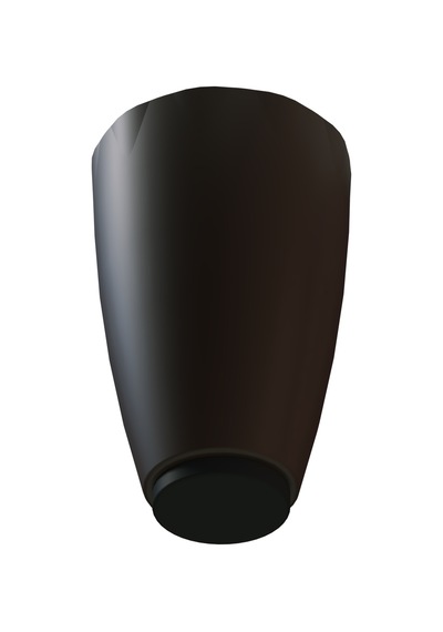 Cateksss 10 Cm 3/8 Kalın Diş Ceviz Plastik Mobilya Yükseltici Koltuk Kanepe Armut Ayağı Ayakları - 8 Li Paket