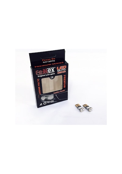 Femex Premium 15Smd Mini T10 Led Ampul Parlak Kırmızı
