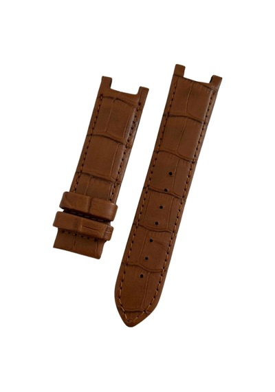 Guess Uyumlu 22 Mm Hakiki Deri Saat Kordonu Klipsli Model - Taba Çok Renkli