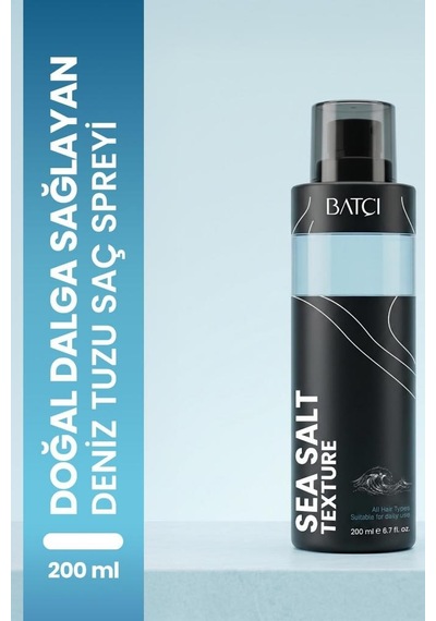 Batçı Hacim Ve Dolgunluk Veren Deniz Tuzu Saç Spreyi 200 Ml