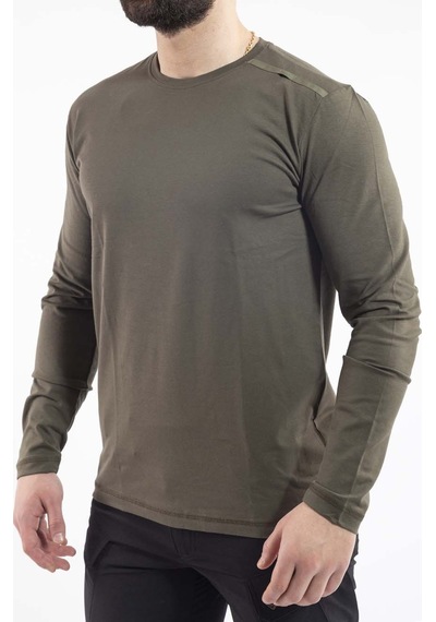 Outdoor T-shirt Basic Pamuklu Erkek Basetı04 Haki