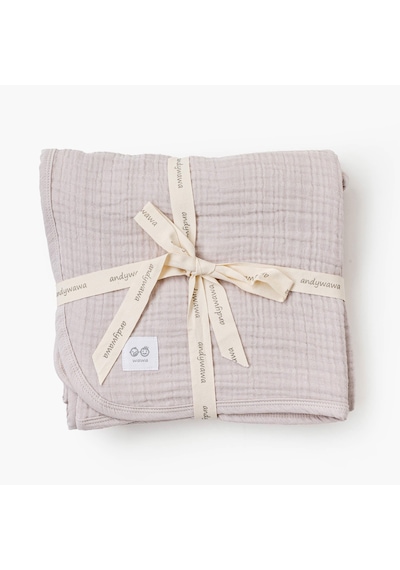 Bebek Battaniye Blanket 105x120 Muslin Home Ac25870 Bej