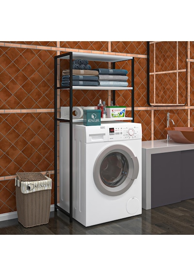 Bakbudaiyi Çamaşır Kurutma Makinesi Dolabı Ayperi Byzsyh 150 065 20 Mat Suntalam Metal Siyah Boya Beyaz - Siyah Bakbudaiyi Çamaşır Kurutma Makinesi Dolabı Ayperi Byzsyh 150 065 20 Mat Suntalam Metal Siyah Boya Beyaz - Siyah